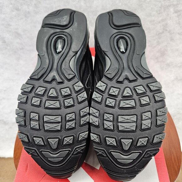 Nike Air Max 97 Triple Black Anthracite‎ Size 6.5 921733-001 Women's NEW - Picture 8 of 11